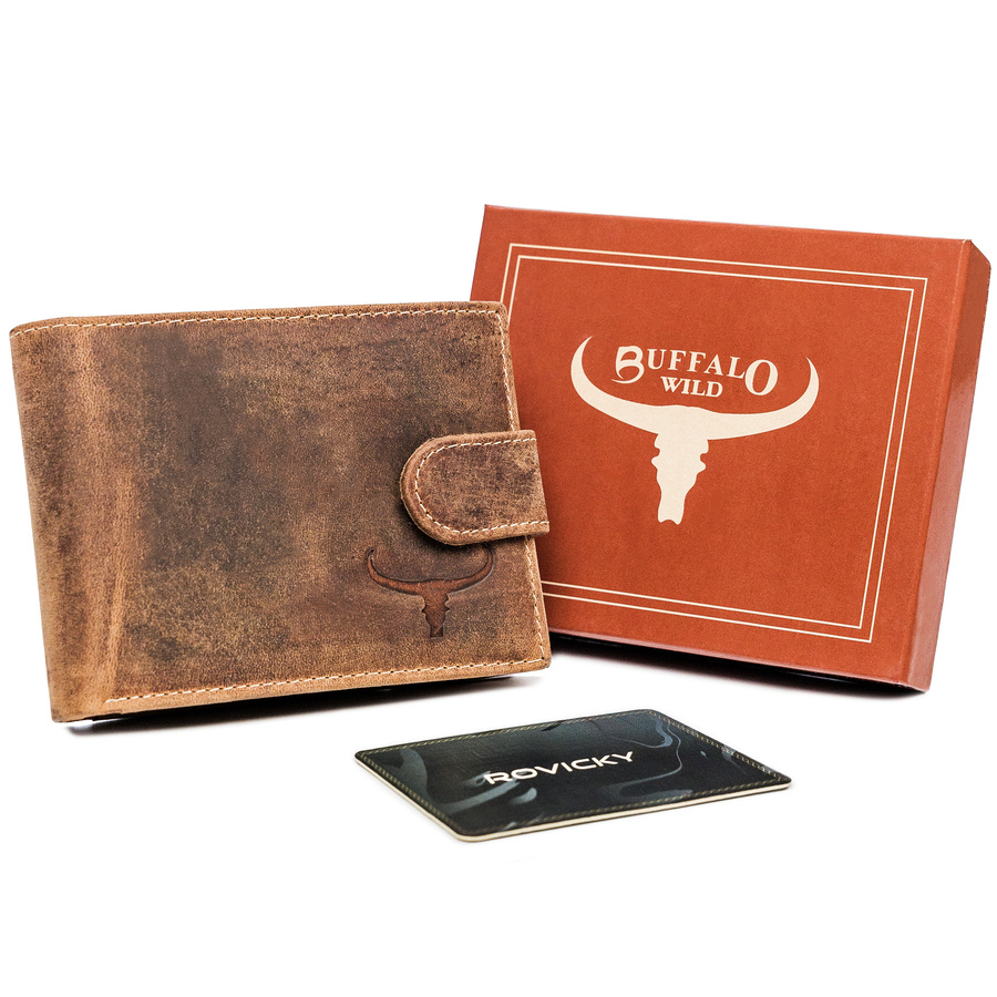 Гаманець чоловічий Buffalo Wild RM-02L-BAW-T-1419 Brown